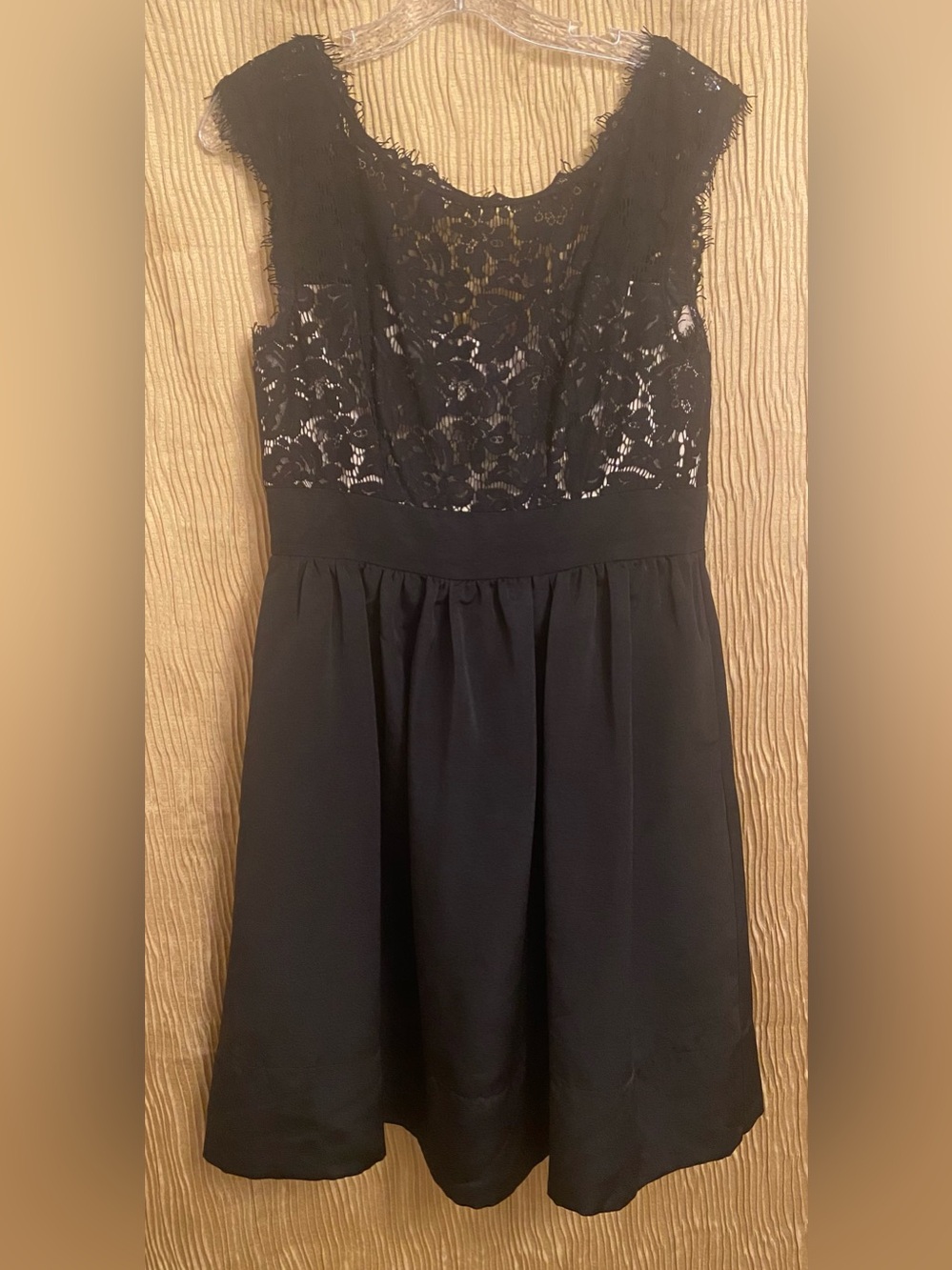 Eliza J Black Lace Bodice Party Dress